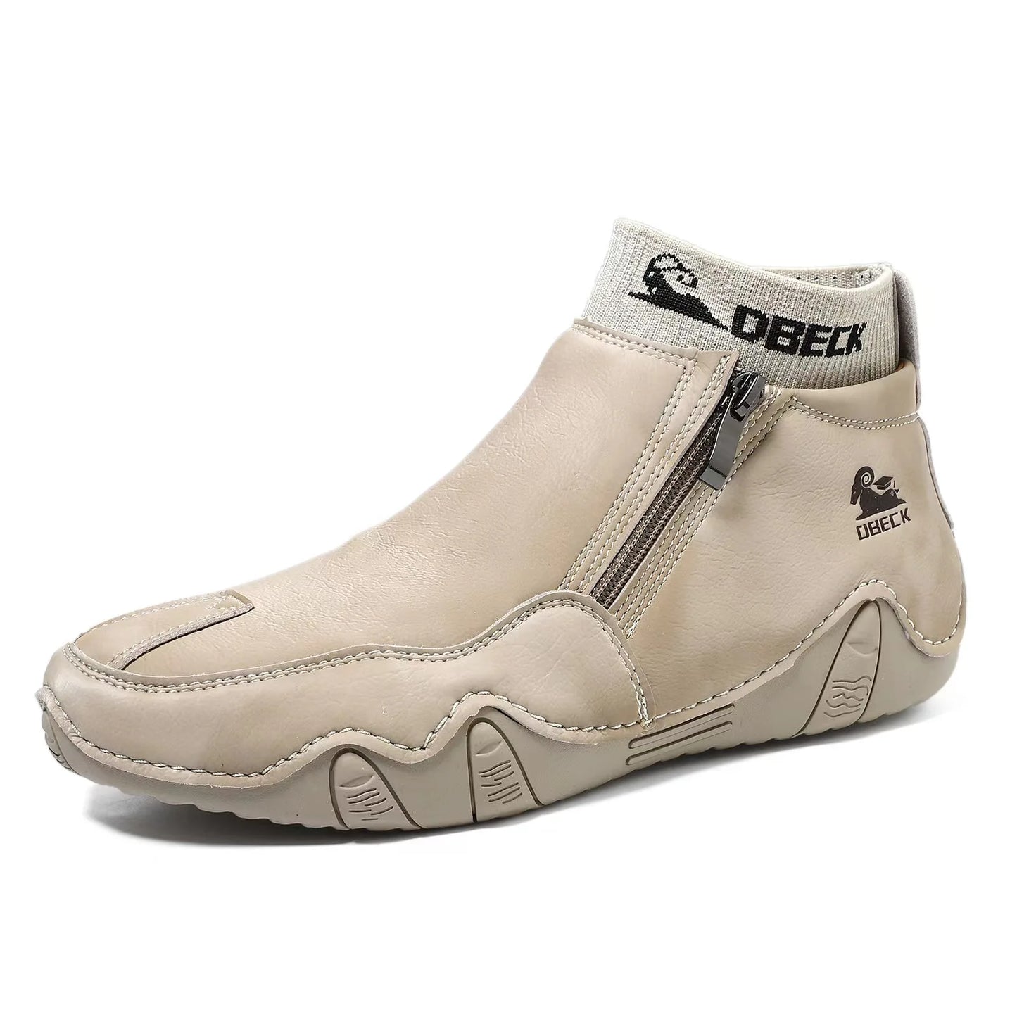 DBECK Men Sneakers Casual Shoes Male High Top Sneakers Winter Warm Designer Fashion Loafers Lace Up Shoes Men Ankle Boots