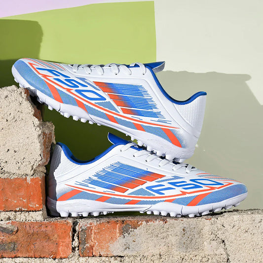 Durable and breathable soccer shoes TF nail breaking four season universal sports shoes outdoor and indoor sports shoes