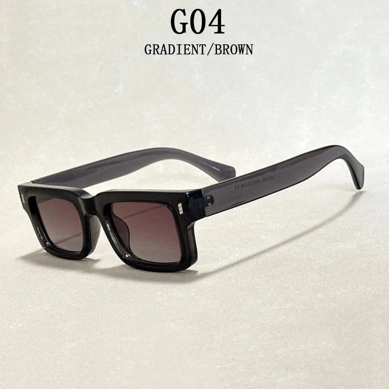New Square Sunglasses For Men 2024 Small Frame Vintage Sunglasses Women Trendy Retro Fashion Glasses Gafas De Sol Hombre Lunette
