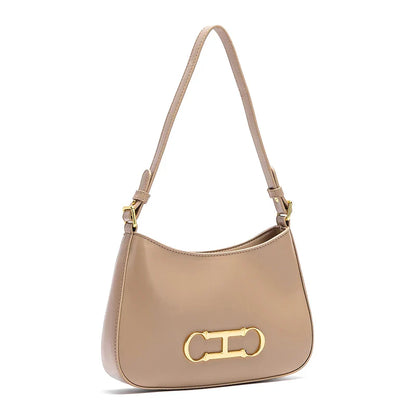 Pure Colour Design Fashion Classic Women's New Shoulder Bag Retro Style Leisure Simple Hundred Women's Handbag