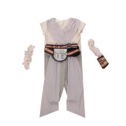 Girls Galaxys Edge Skywalker Warrior Suit Full Set Outfit Halloween Cosplay Costume