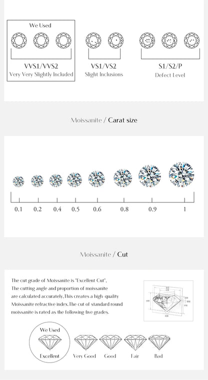 D Color VVS1 Moissanite Tennis Bracelet 925 Sterling Silver Single Classic Bracelets With Box for Women Man Fine Jewelry