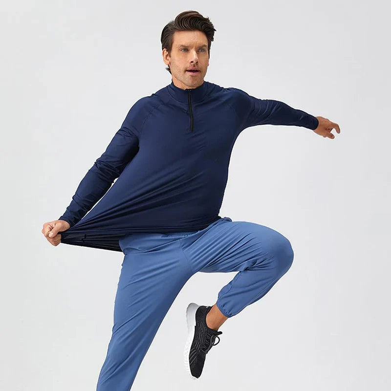 Cycling Jersey Long Sleeve Bubble Mesh Man cycling maillot Sports Breathable Reflective strip back pocket cycling jersey Darevie