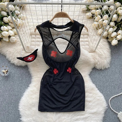 Woman Plus Size Sexy V-Neck Strap Dress Lace Trim Slim Short Dress Women Fashion Comfortable Dress Party Hotsweet