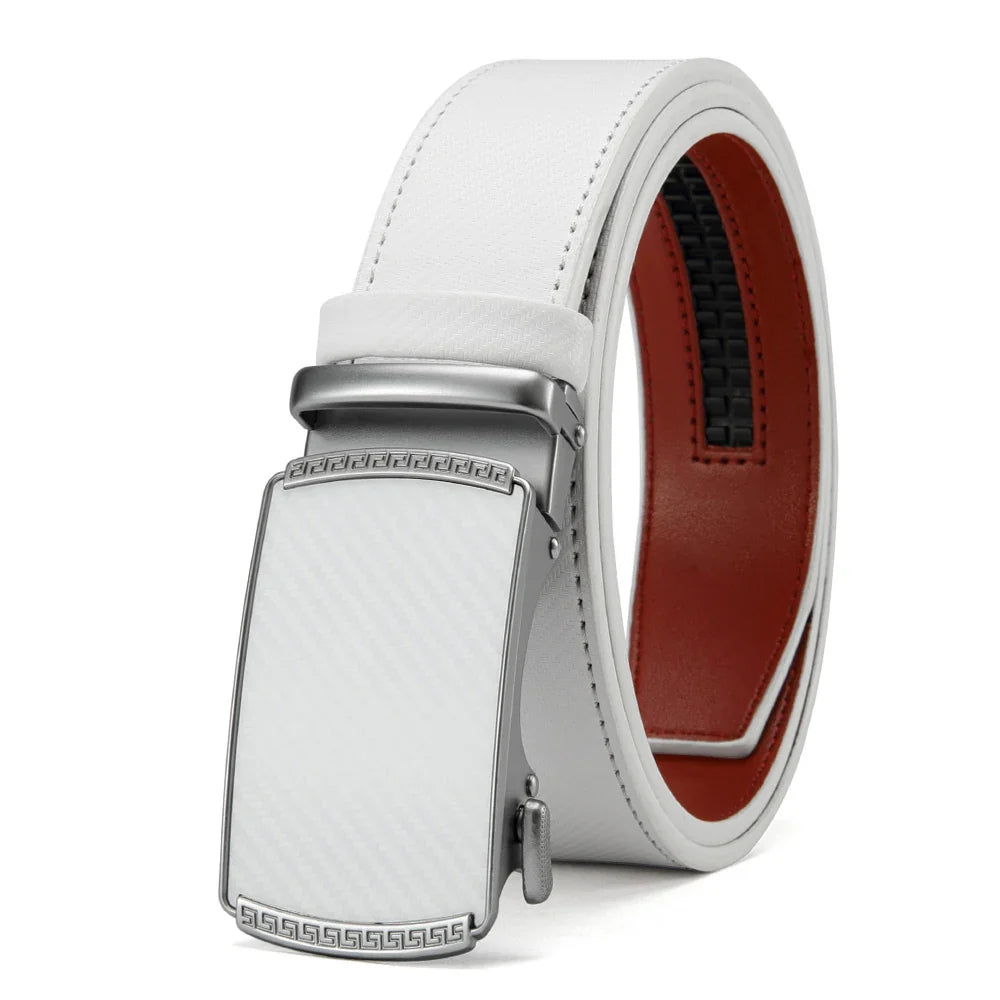 Men's High-quality Buckle Jeans Cowhide Casual Belt Business Denim Belt Men's Fashion Designer 2025 New Style