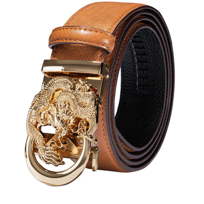 Men's Orange Brown Belt for Jeans New Yellow Green Blue Leather Jeans Belts Fashion Cowboy Genuine Leather Belt Strap