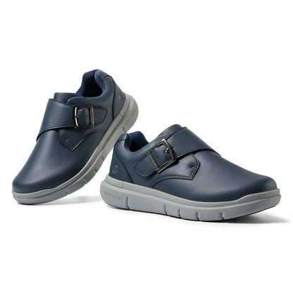 Men's Leather Shoes Wide Shoes for Swollen Feet Men's Diabetic Walking Shoes for Outdoor Business Walking Shoe