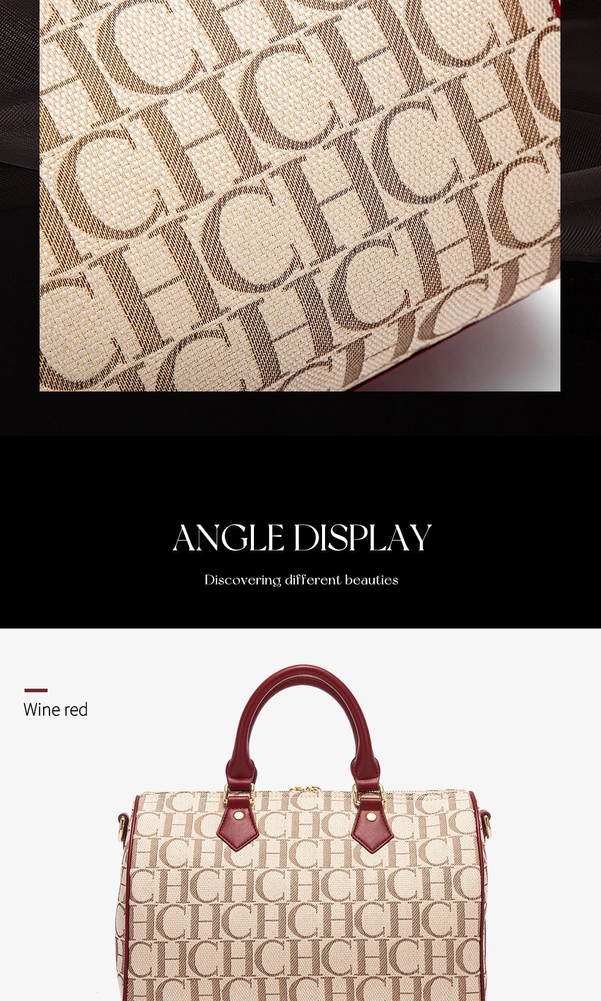 Letter Printing Design Large Capacity Women's Shoulder Bag Autumn and Winter New Retro Classic Style Fashion Women's Handbag