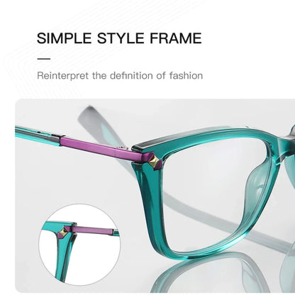 Usual Cat Eye Myopia Prescription Glasses Hyperopia Women Reading CR39 Anti Blue Light Optical Eyeglasses Frame PFD2127