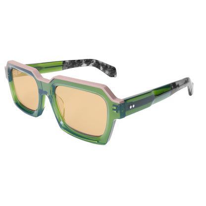 Luxury Design Look Oversized Sunglasses Women Polarized Glasses Trendy Thick Acetate Wide Double Bridge UV400 Retro