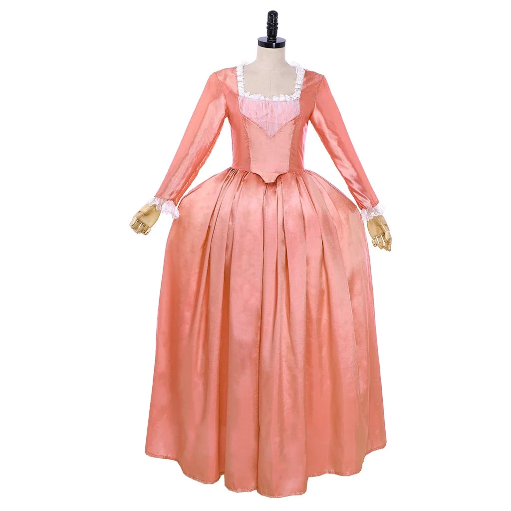 Musical Hamilton Peggy Elizabeth Angelica Cosplay Costume The Schuyler Sisters Colonial Ball Gown Dress for Women Girls Kids
