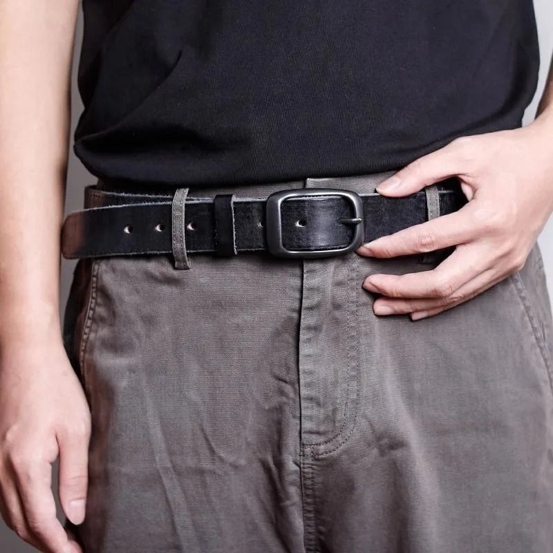 Men Belt Top Quality Cow Genuine Leather Men's Belt Cowhide Strap For Male Automatic Buckle Belts For Men Alloy Buckle Belt
