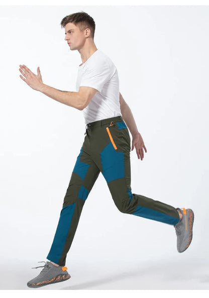 Mens Pants Hiking Trekking Quick Dry Lightweight Splashproof UV Proof Stretch Fishing Outdoor Travel Climbing Trousers
