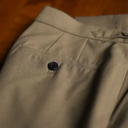 2024 Men Spring Autumn New Solid Business Casual Suit Pants Men Formal Wear Office Trousers Male Long Straight Pants