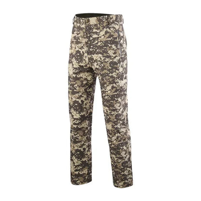 Tactical Pants Soft Shell Fleece Cargo Pants Men Hunting Pants Camouflage  Pant Casual Trousers Unisex Waterproof