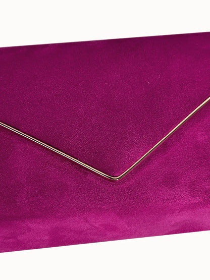 Velvet Envelope Bags Women Evening Wallets High Quality Clutches Banquet Dresses Clutch Over Shoulder Bags with Chain Handbags