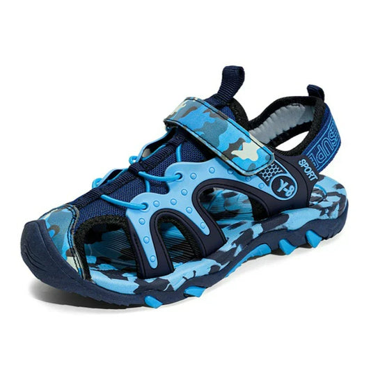 Fashion Kids Sandals Boy Water Shoes Closed Toe Rubber Sole Outdoor Hiking Sneaker Summer Sports  Beach Sandals for Boy
