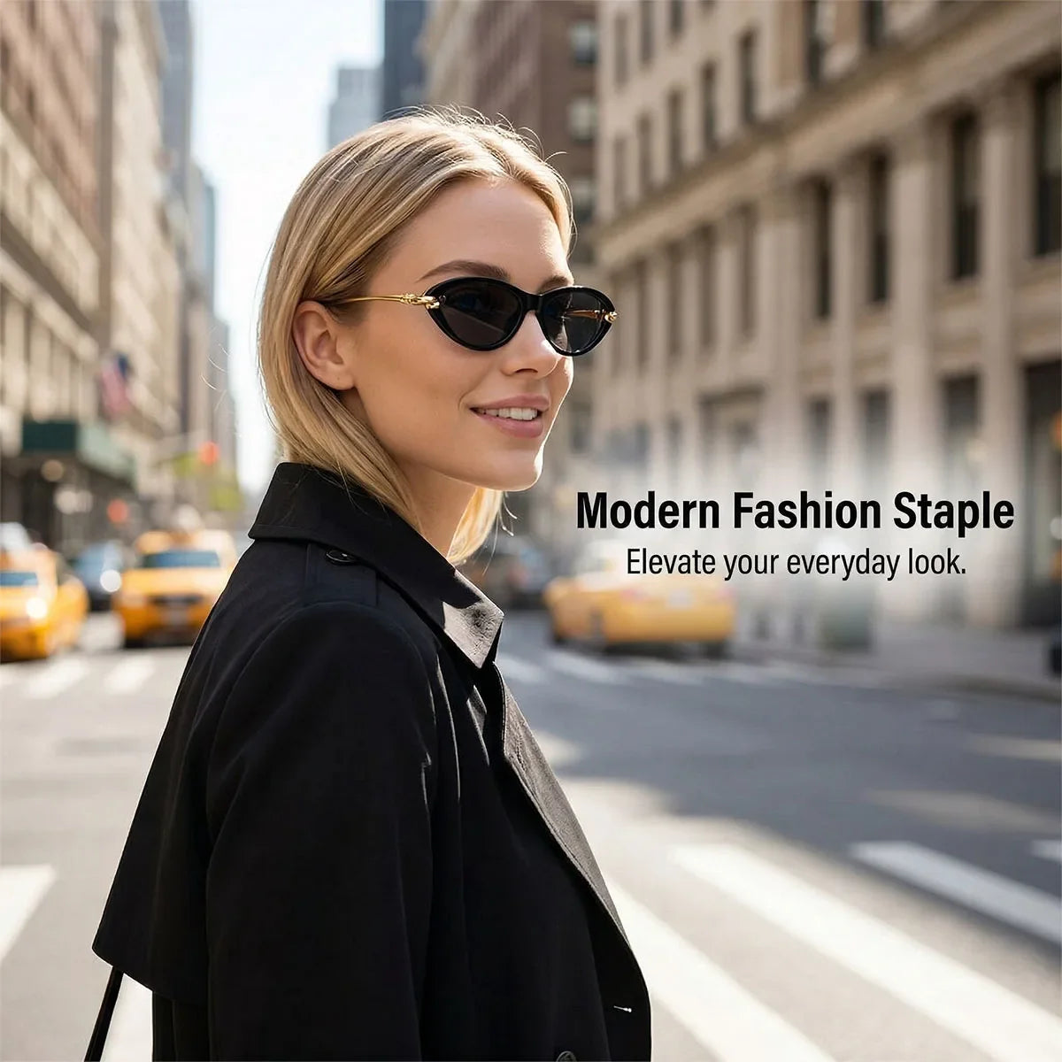 Vacation Cat Eye Sunglasses Women Trendy 2026 UV400 Protection Fashion Glasses Luxury Lentes De Sol Mujer Lunette Soleil Femme