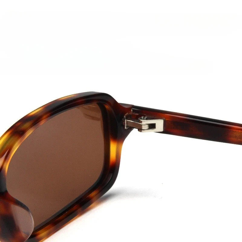 2025 Summer Rectangle Acetate Frame Personality Men Polarized Sunglasses Fashion Women Sun Glasses Support Prescription Lenses