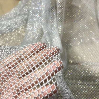 Dubai customized Silver Shiny Prom Dress With Sleeve Off Shoulder Vestidos de noche Side High Split Formal event dress
