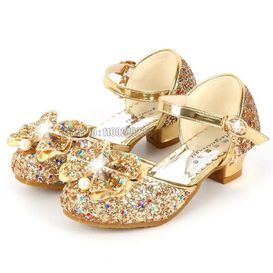 Flower Children Sandals Summer Beach Princess Girl Kids Glitter Wedding Party Infant Shoes