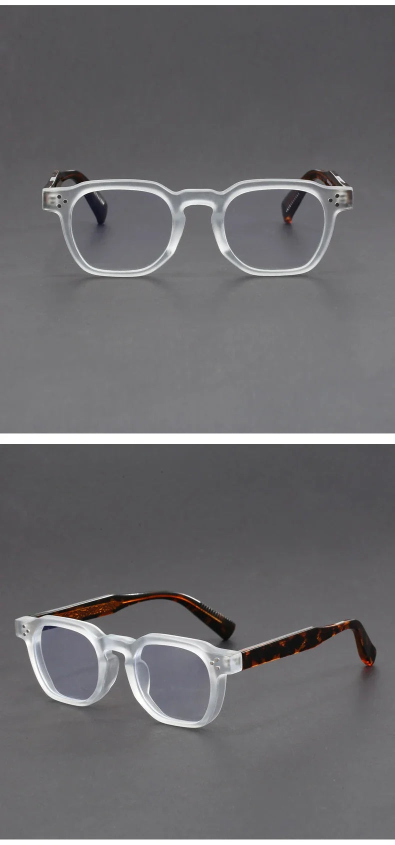 Classic Geometric Simple Retro Design Men's Anti-Blue Light Glasses Women's Reading Glasses Customizable Prescription