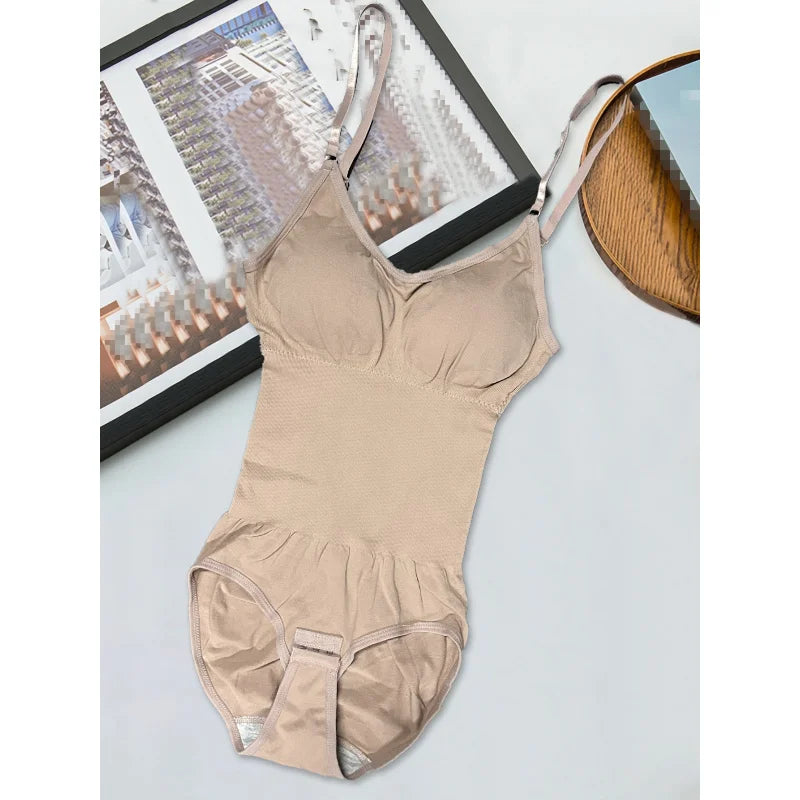 Set of 3 Solid Color Body Shaping Bodysuits Designed to Lift Arms,They Come with Matching Panties Suitable for All Seasons