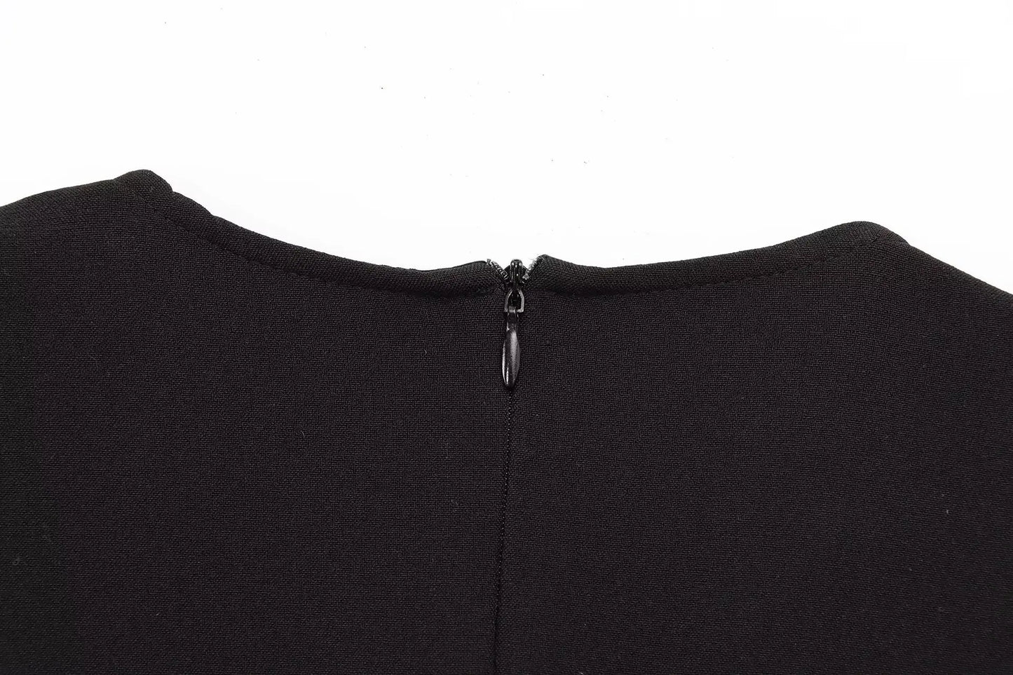 Female Summer Elegant Midi Dress O-Neck Hem Slit With Belt Sleeveless Single Breasted Back Zipper Fashion Long Dress