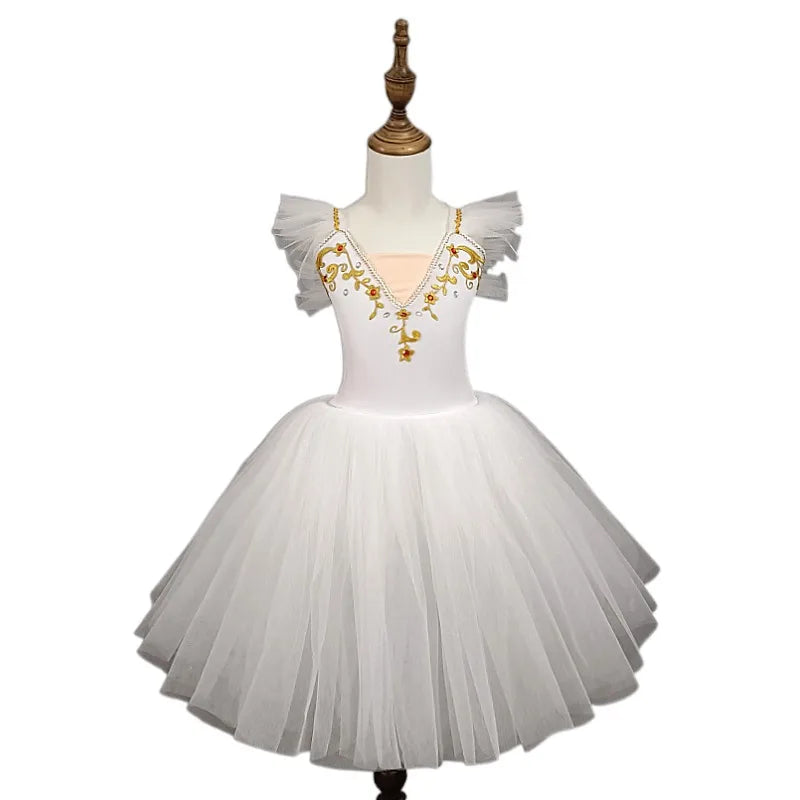Fashion Children's Day Ballet Dress Kids Tutu Puffy Dance Wear Princess Dresses Girls Summer Performance Clothes Girl Vestidos
