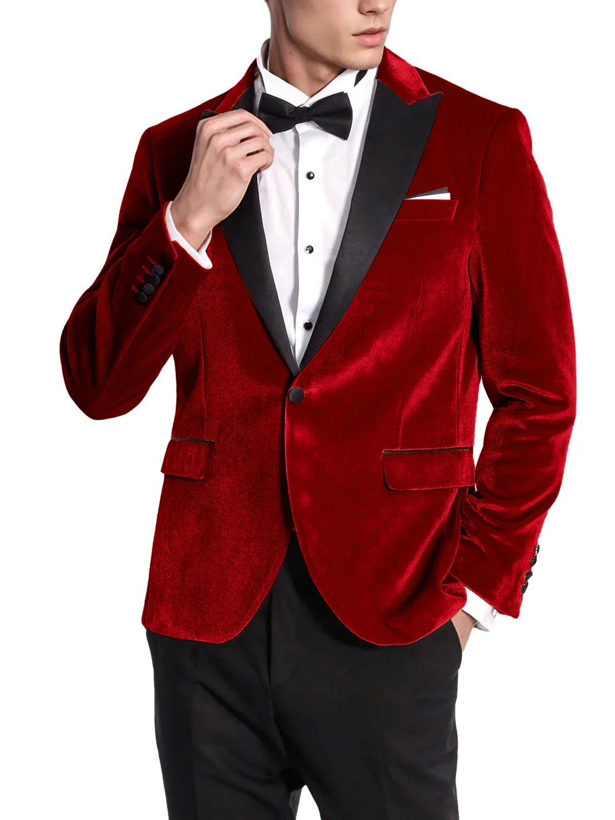 High Quality Classic Men's Suits 1Piece Velvet Custom Suit Timeless Style Every Occasion Wedding Dating Prom Annual Dinner Party