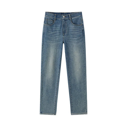 Jeans Women Minimalist Pants Autumn 2025 New Versatile Tapered Trousers