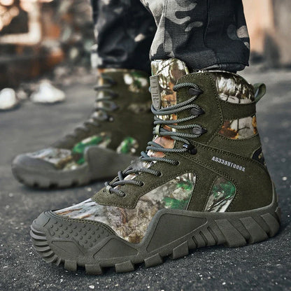 Men's Boots Combat Tactical Boots Men Camouflage Shoes Outdoor Work Shoes Special Force Desert Motocycle Boots Men Ankle Shoes