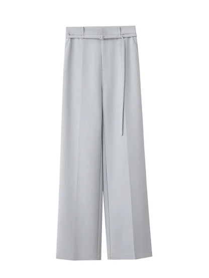 Minimalism 2024 Summer New Commuter Fashion Loose Blazer High Waist Casual Solid Pants Women's Clothes Separately 12442201