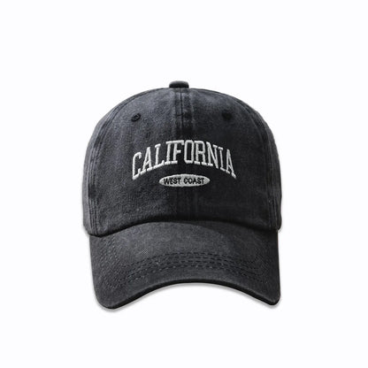 Cotton Retro Vintage Baseball Cap Men Women Denim Embroidered Letters Hat Cotton Soft Top Caps Casual Retro Unisex Hats