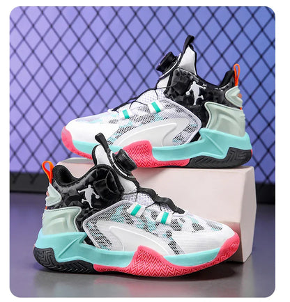 Kids Basketball Shoes Boys Sneakers Non-slip Child Trainer Basket Shoes Outdoor Children Sport Shoes Sneakers Sportschuhe Kinder