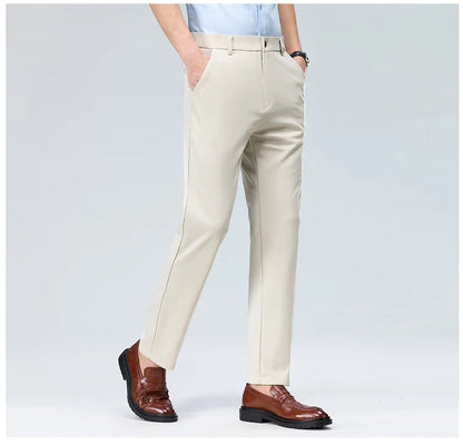 Golf pants Men Spring Summer Elastic Pants Quick Drying Quality Business Casual Pants