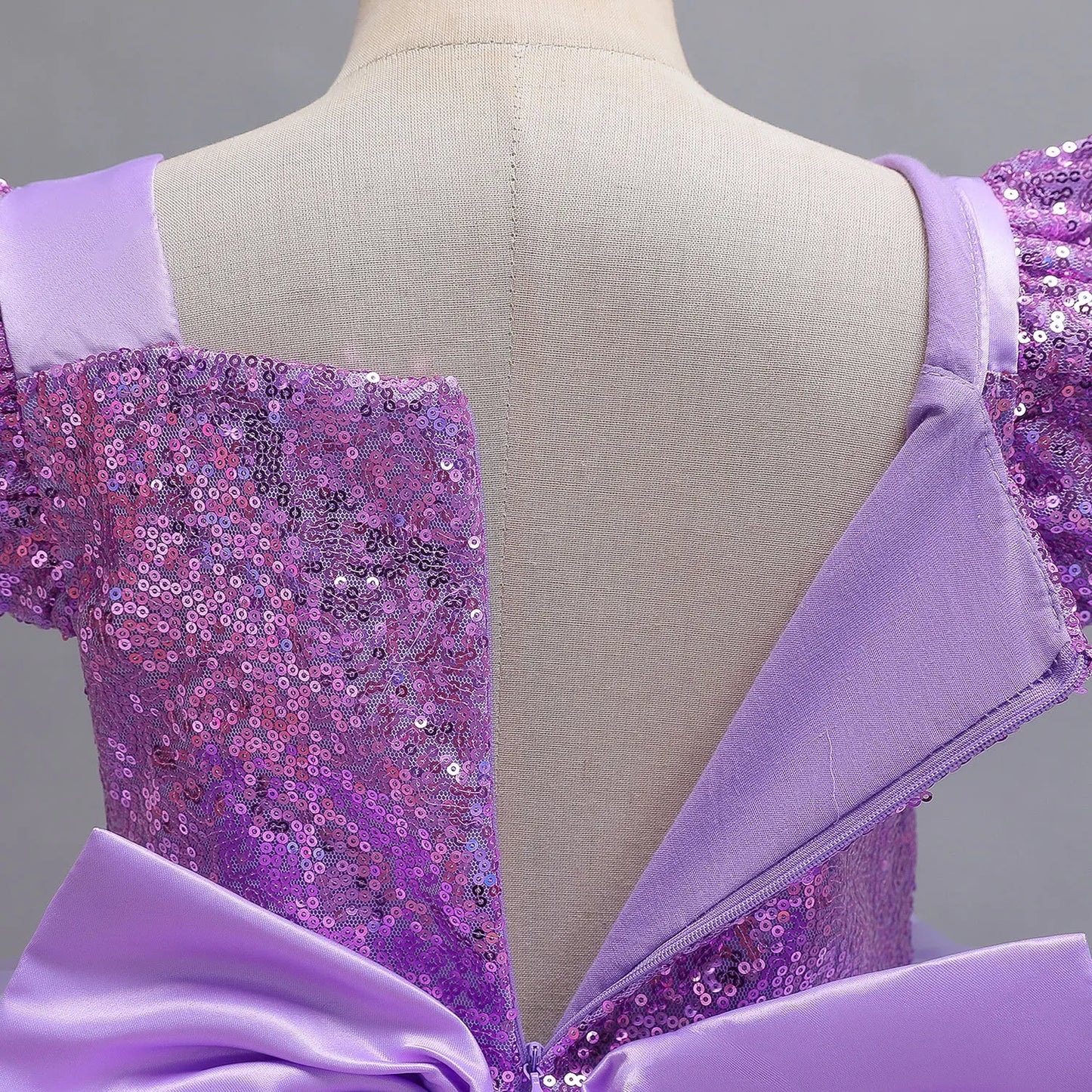 Princess Dress Girl Purple Deluxe Elegant Cosplay Tangled Costume Halloween Vestido Kids Birthday Ball Gown Clothes