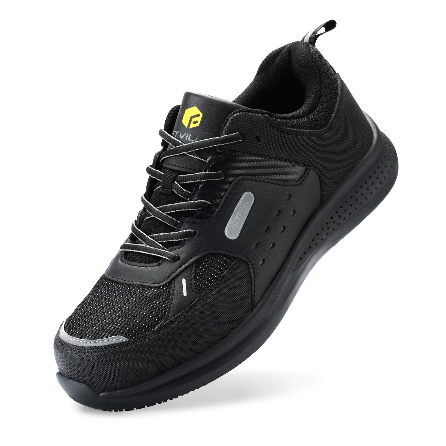 Men's Extra Wide Work Shoes Casual Shoes Anti-Slip Sturdy Toe Breathable For Male Swollen Feet Arch Support Pain Relief