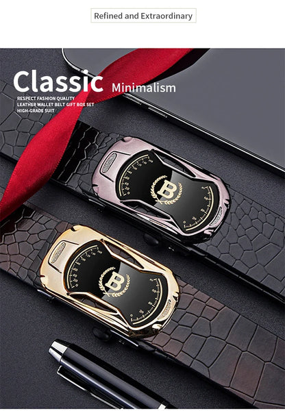 New Product Belt MEN'S High Quality Toothless Automatic Buckle Casual Men Belt MEN'S Business Fashion Belt