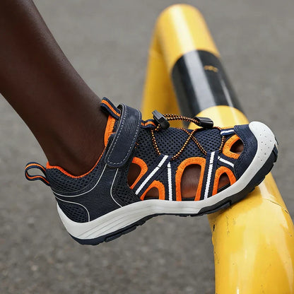 Summer Boys Sandals Outdoor Beach Children Shoes Sneaker Fashion Breathable Non-slip Kids Casual Sports Sandals Shoes for Boy
