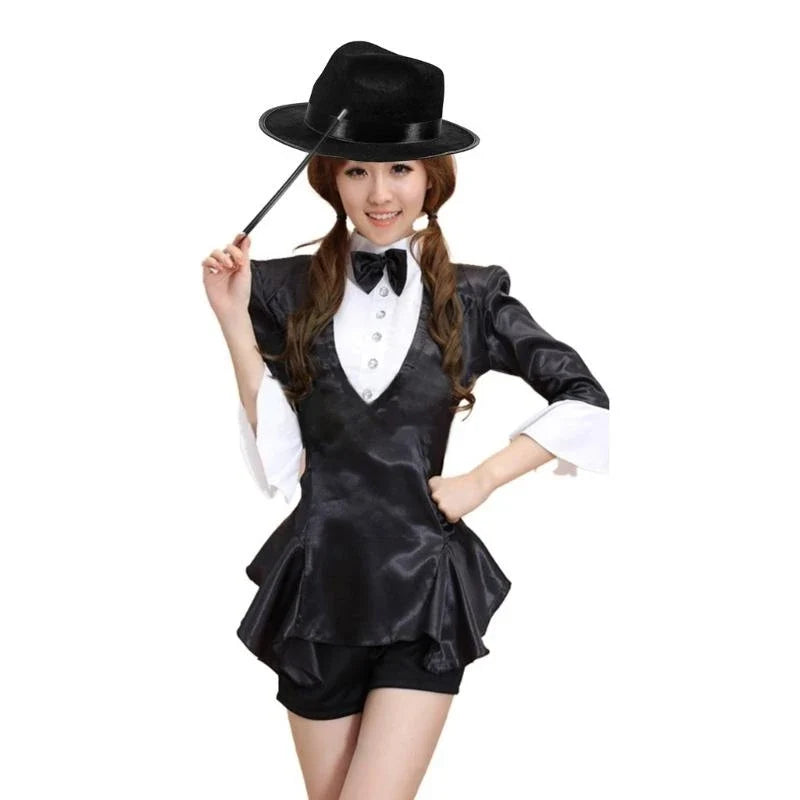Elegant Fedoras Hat for Roleplay Costume Gentleman Hat with Roll Brims Adult Carnivals Party Panama Hat Headpieces