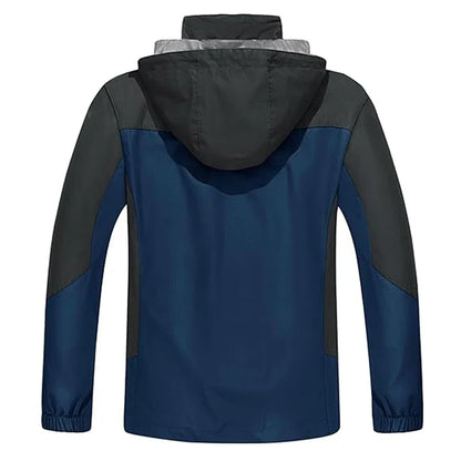 Men Autumn Jacket Camping Hiking Trekking Windbreaker Waterproof With Hood Spring Outdoor Sports Travel Climbing Coats