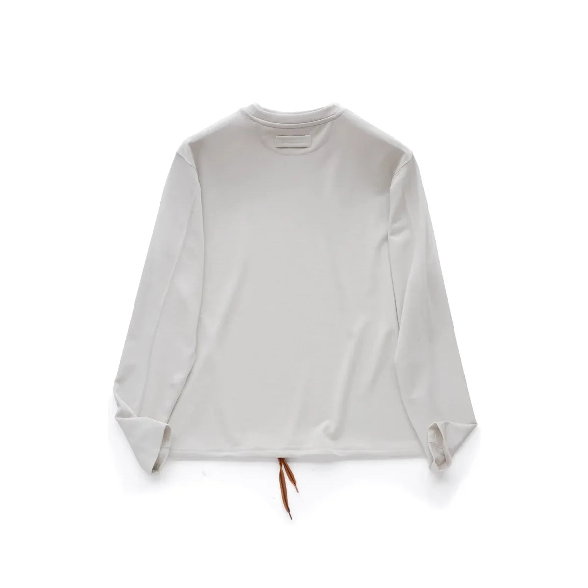Shape-Retention & Pilling-Resistant Long-Sleeve Tee: Contrast Collar Design + Stretchy Fit Men's Undershirt