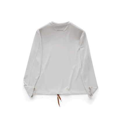 Shape-Retention & Pilling-Resistant Long-Sleeve Tee: Contrast Collar Design + Stretchy Fit Men's Undershirt