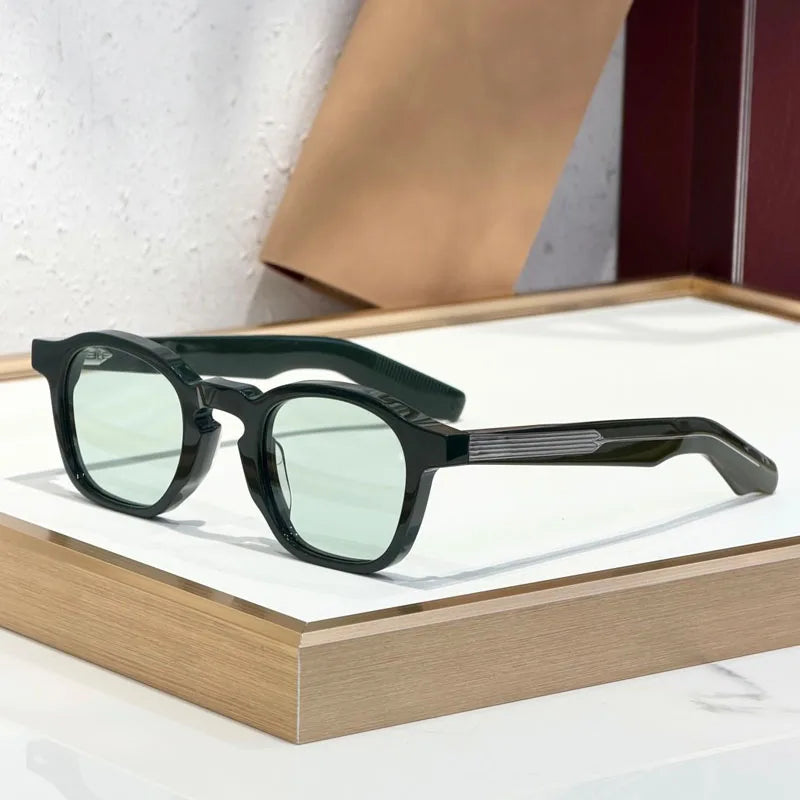 Modern Square Classical Sunglasses Men Women Handmade Fashion High Street Premium Quality UV400 Glasses with Case