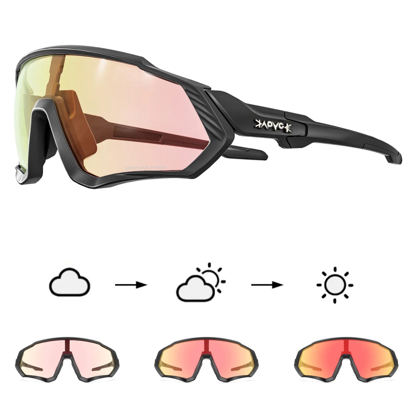 Photochromic Cycling Sunglasses Men Women Road Mtb Mountain Bike Bicycle Glasses Cycling Glasses Sport Running Eyewear