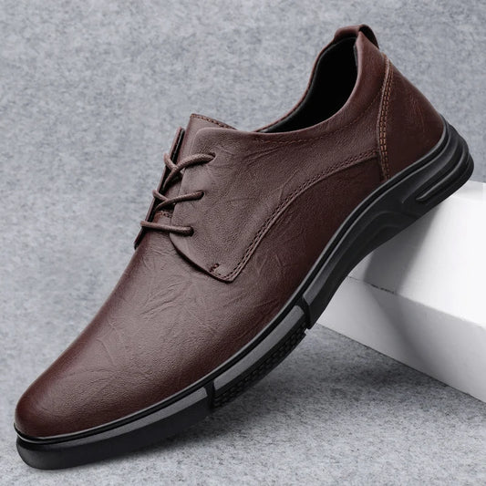Casual Fashion Sports Shoes Social Elegance Trendy Footwear Spring Autumn Flat Formal Leather Shoes Men Business Oxfords Shoes