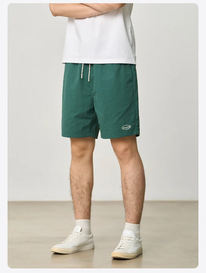 Quick Dry Nylon Shorts Loose Fit 130gsm Lightweight Summer Men's Essential Daily Wear Breathable Beach Shorts For Men