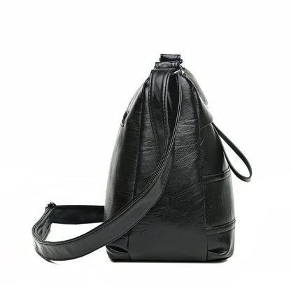 Elegant Leather One Shoulder Handbag Shopping Bag 2024 New Women's Fashion Handbag Sheepskin grain Beautiful Lady Crossbody Bag