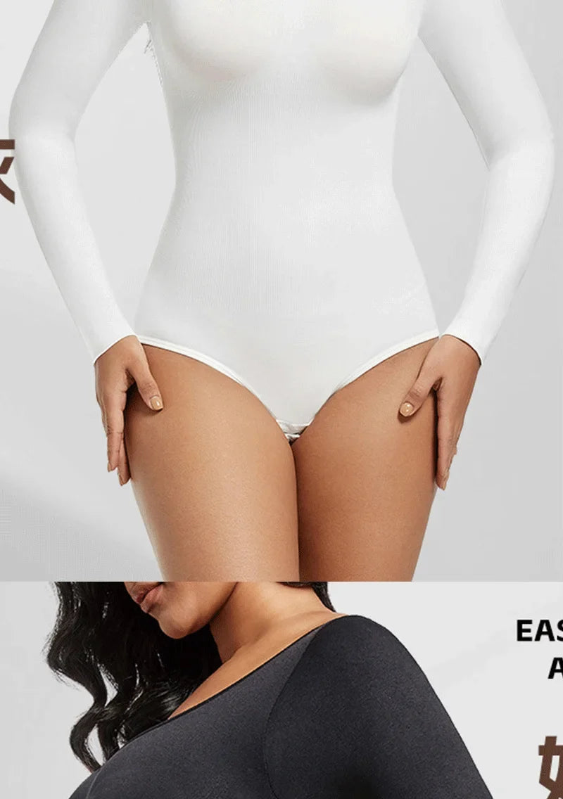 Body Shapewear Bodysuit Tummy Control Women Hooks Crotch Body Shaper Jumpsuit for Abdomen Control